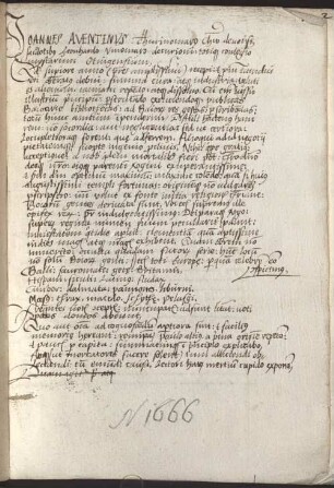 Joannis Aventini Historia vettustatesque Ottingae - BSB Clm 1801