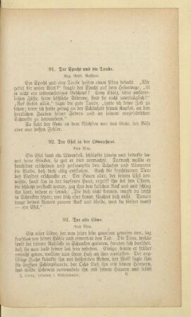 [1. Fabeln, Parabeln, Erzählungen, Sagen]