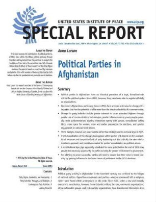 Political parties in Afghanistan
