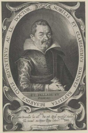 Bildnis des Ioannes Baptista Besardvs