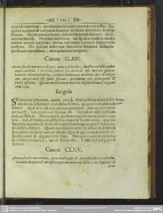 Canon CLXIV