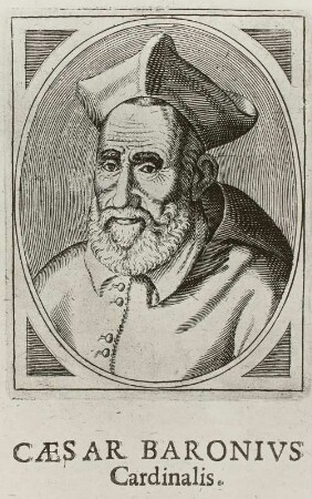 Bildnis des Kardinals, Historikers, Musikgelehrten und Bibliothekars im Vatikan Caesar Baronius