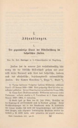 Abhandlungen