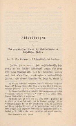 Abhandlungen