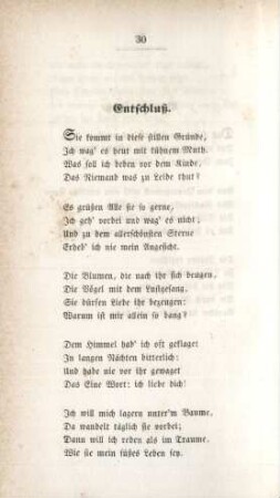 Entschluß.