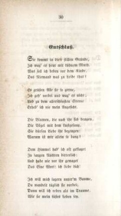 Entschluß.