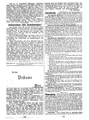 Bodenreform oder Fremdenlegion?