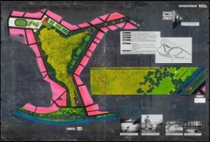 Ein Stadtpark für Berlin-Adlershof Schinkelwettbewerb 1996: Lageplan 1:500, 1:2000, Erläuterungstext, Landschaftsbilder