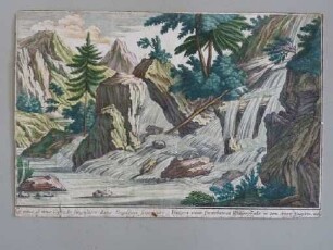 Guckkastenbild mit Ansicht des schönen Gartens zu Anguien, 5. Tafel