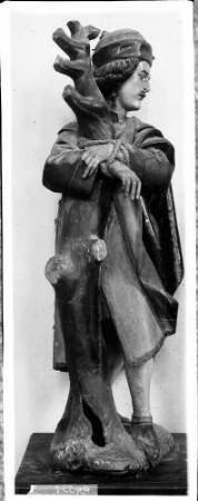 Simonswald Katholische Pfarrkirche Sankt Sebastian Plastik des Heiligen Sebastian (15. Jahrhundert)