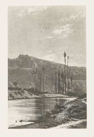 Principes élémentaires, Blatt 3 der Folge "Le paysage au fusain"