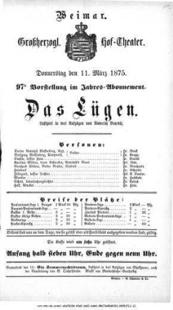 Das Lügen