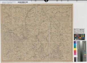 Topographische Karte der Rheinprovinz und der Provinz Westfalen. 19. Sect. Aachen. Stich
