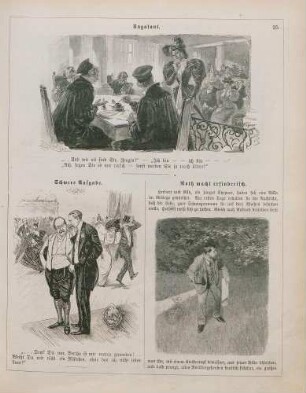 "Ungalant" "Schwere Aufgabe" "Noth macht erfinderisch"