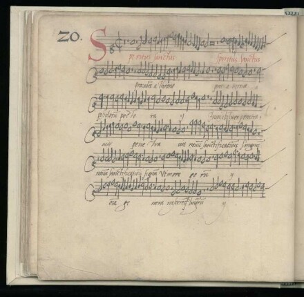 20. Spiritus sanctus procedens