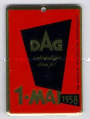 1. Mai 1958, DAG (Deutsche Angestellten-Gewerkschaft)