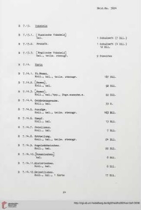 B.7.13 Vokabeln