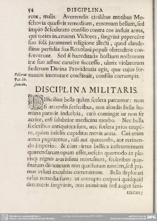Disciplina Militaris