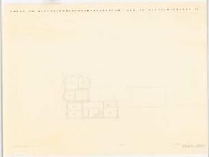 Reichsministerium für Ernährung und Landwirtschaft, Berlin-Mitte Umbau und Erweiterung: Umbau: Grundriss 2.OG 1:100