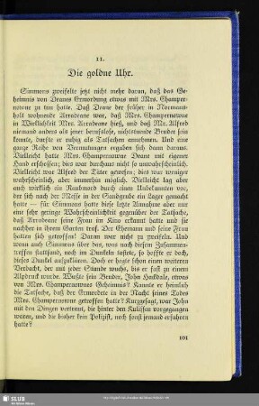 11. Die goldne Uhr