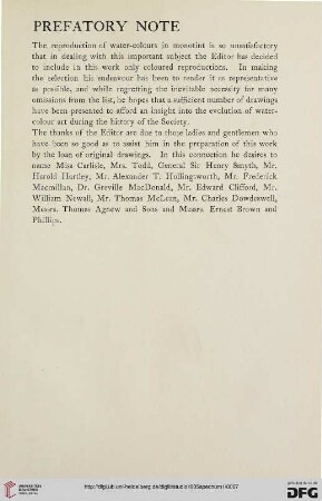 Prefatory note