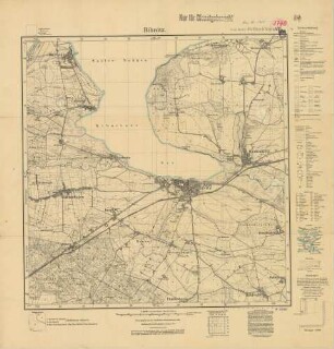 1740 (alte Nr.: 435) Ribnitz, Meßtischblatt (4cm - Karte)