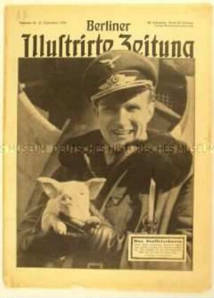 Wochenzeitschrift "Berliner Illustrirte Zeitung" u.a. über die Zerstörungen in englischen Städten durch deutsche Bomben