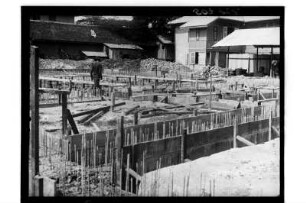 Bauprojekt : Südthailand. Bau eines Gebäudes, 1912