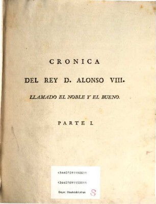 Memorias historicas de la vida y acciones del rey D. Alonso el Noble, Octavo del nombre