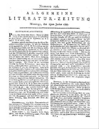 Lieb, J. W. F.: Die Eispflanze als ein fast specifisches Arzneymittel empfohlen. Hof: Vierling 1785