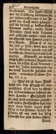 216-223, (e) Was soll ich sagen Fuenfftens ...