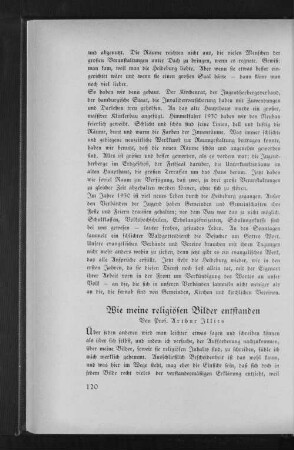 Wie meine religiösen Bilder entstanden