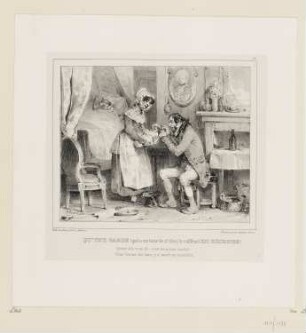Neugeborenes, Blatt 1 der Folge "Lithographisches Album"