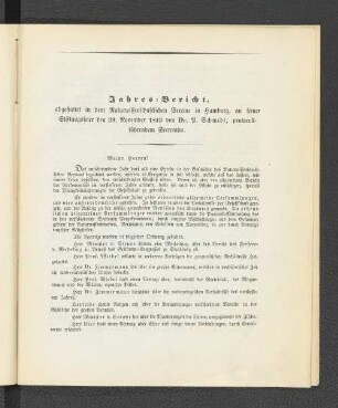 Jahres-Bericht