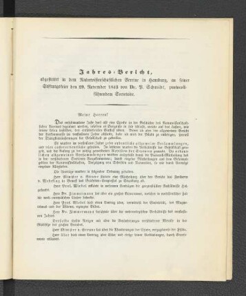 Jahres-Bericht