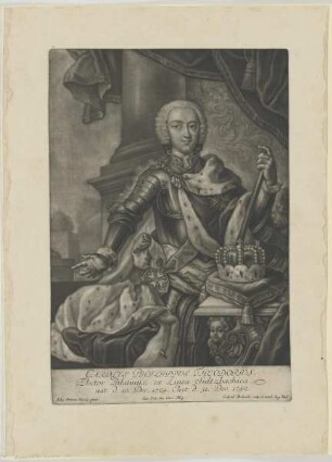 Bildnis des Kürfürsten Carl Philipp Theodor von der Pfalz
