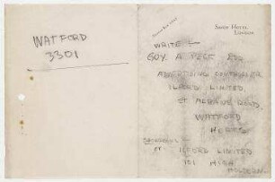 Notiz zu Ilford Limited
