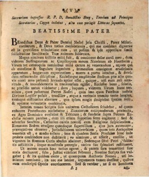 Acta in consistorio secreto habito a Pio Sexto ... feria VI Decemb. (1778)