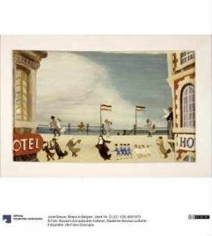 Strand in Belgien.