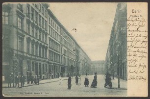 Ansichtskarte Blick in die Fürstenstraße