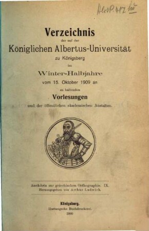 Anekdota zur griechischen Orthographie, 8. SS 1909