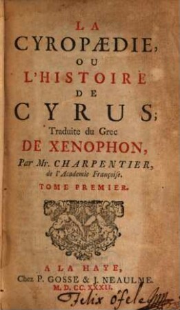 La Cyropédie