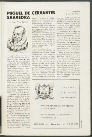 Miguel de Cervantes Saavedra : Biografía a grandes rasgos