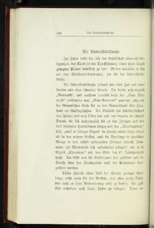 Die Universitätsstraße