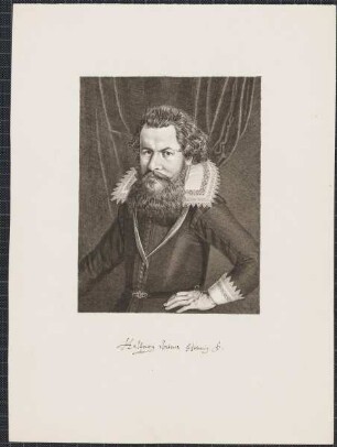 Icones Professorum Marpurgensium — Bildnis des Helfrich Ulrich Hunnius (1583-1636)