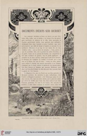 12: Documents inédits sur Courbet