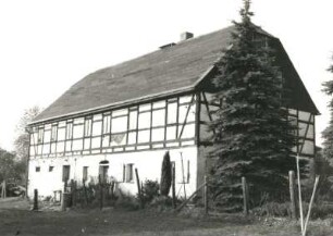 Dörnthal (Pfaffroda-Dörnthal), Hauptstraße 151 (Hof Nr. 71). Wohnstallhaus (1848/1865). Straßenansicht