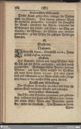 S [Saffran - Süß Holz]