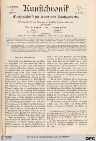 Heft 22 (10. März 1887)
