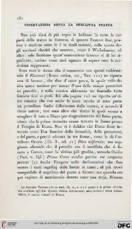 4: Osservazioni sopra la descritta statua